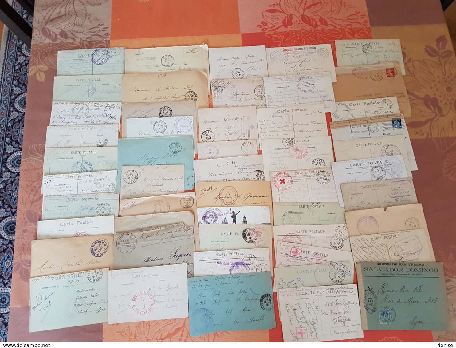 France - Lot de Lettres et cartes - Guerre 14-18 - PLUS DE 600 PIECES - DEPART 1 EURO