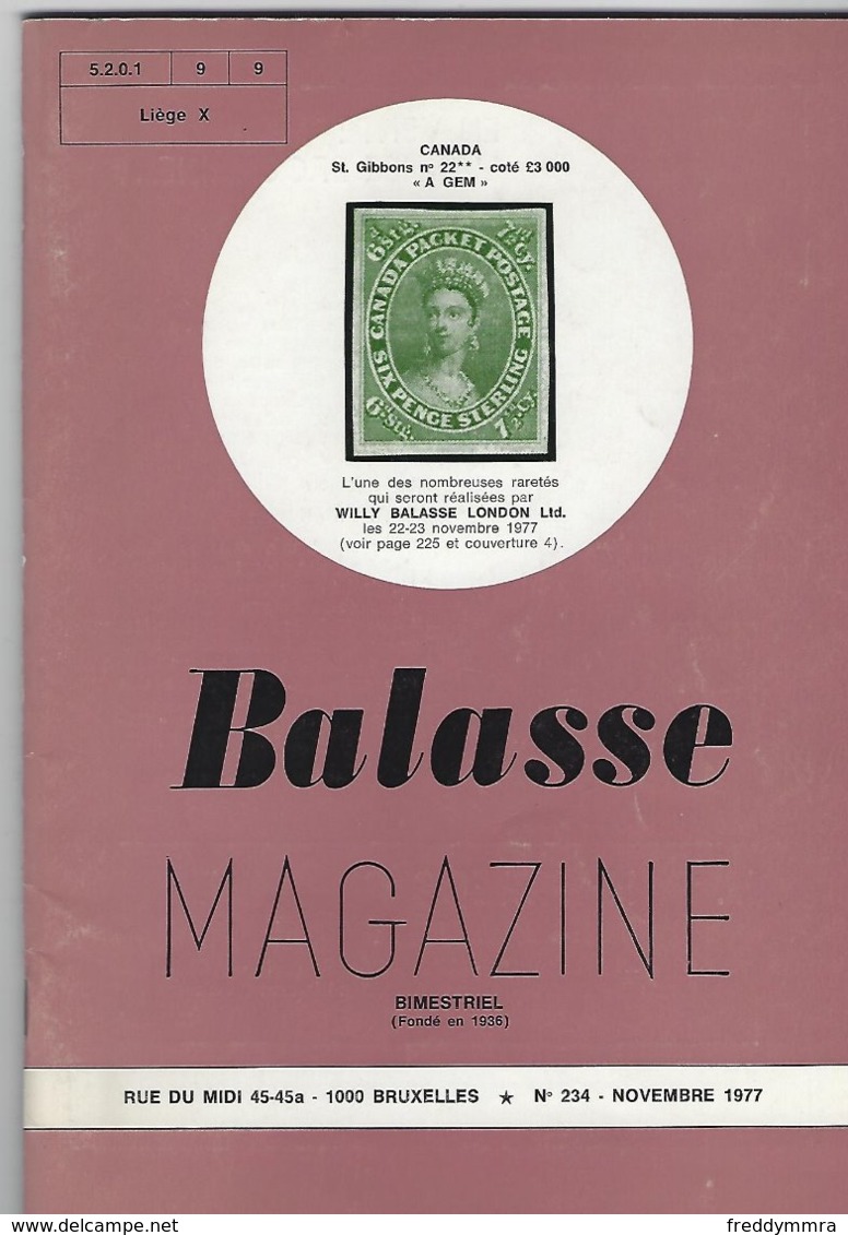 Balasse Magazine N° 234 (1977) - Frans (vanaf 1941)