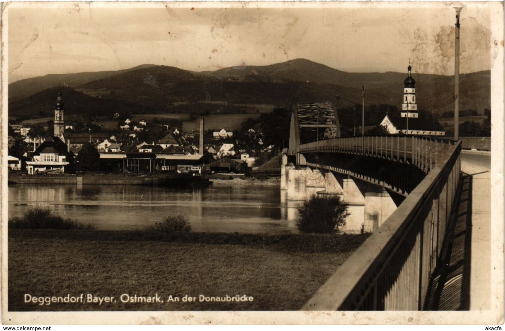 CPA AK Deggendorf An Der Donaubrucke GERMANY (892337) - Deggendorf