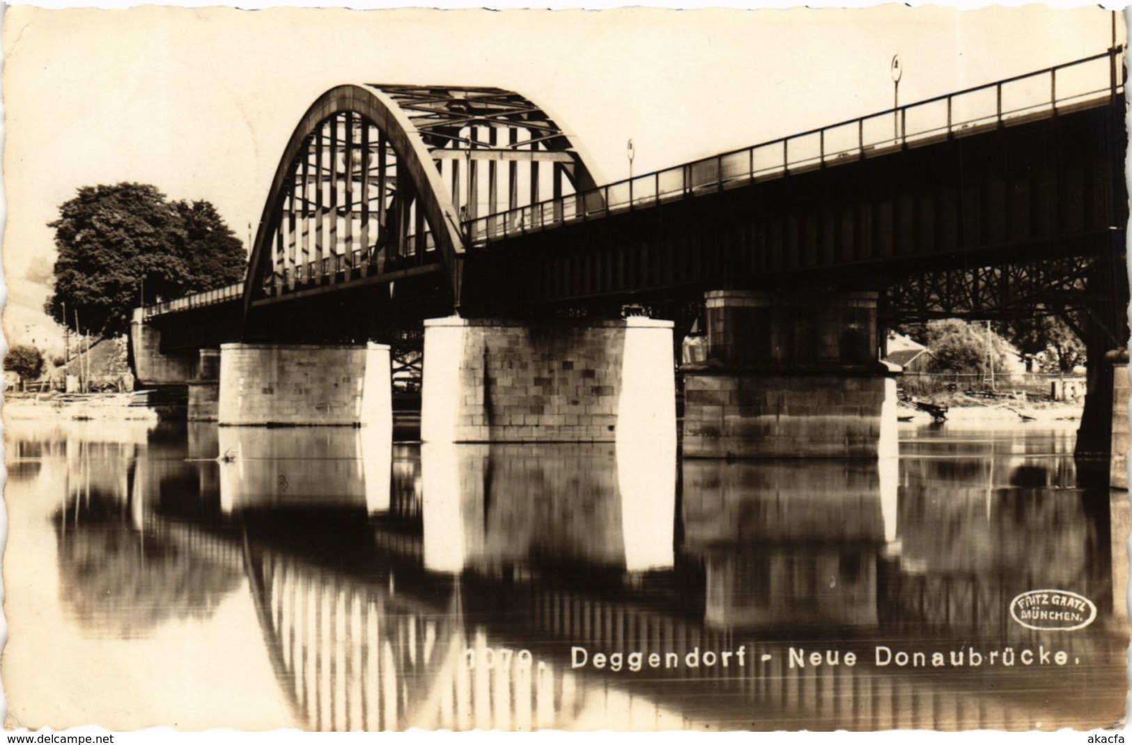 CPA AK Deggendorf Neue Donaubrucke GERMANY (892338) - Deggendorf