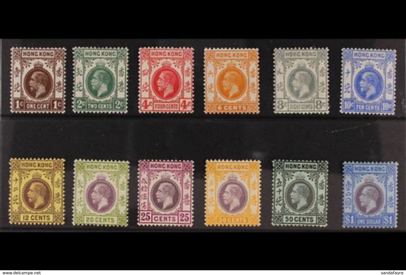 1912 - 21 Wmk Multiple Crown CA Complete Set Of Values To $1, SG 100/108 + 110/112, Very Fine And Fresh Mint, Cat £342 ( - Andere & Zonder Classificatie