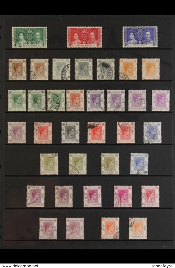 1937-52 FINE USED KGVI COLLECTION. A Complete "Basic" Collection From The 1937 Coronation To The 1949 UPU Set, SG 137/76 - Autres & Non Classés