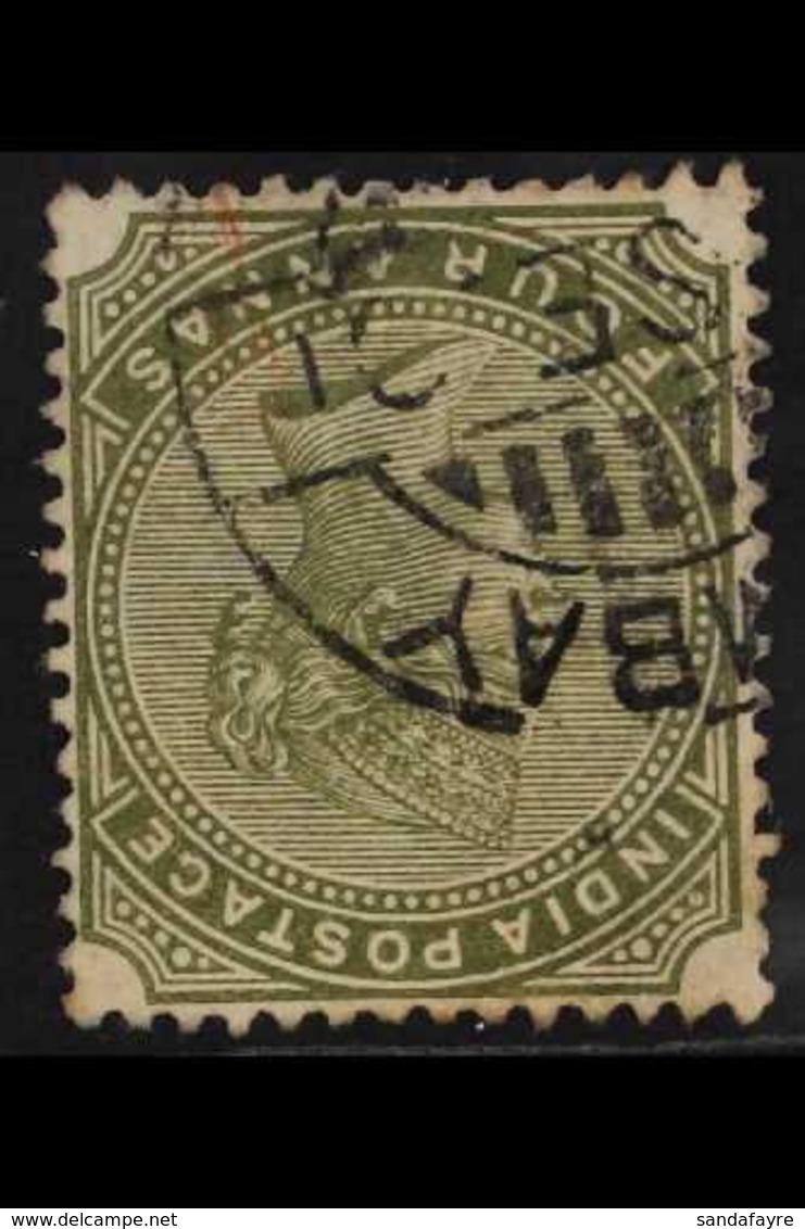1882-90 4a Slate-green With WATERMARK INVERTED Variety, SG 96w, Fine Cds Used, Scarce. For More Images, Please Visit Htt - Autres & Non Classés