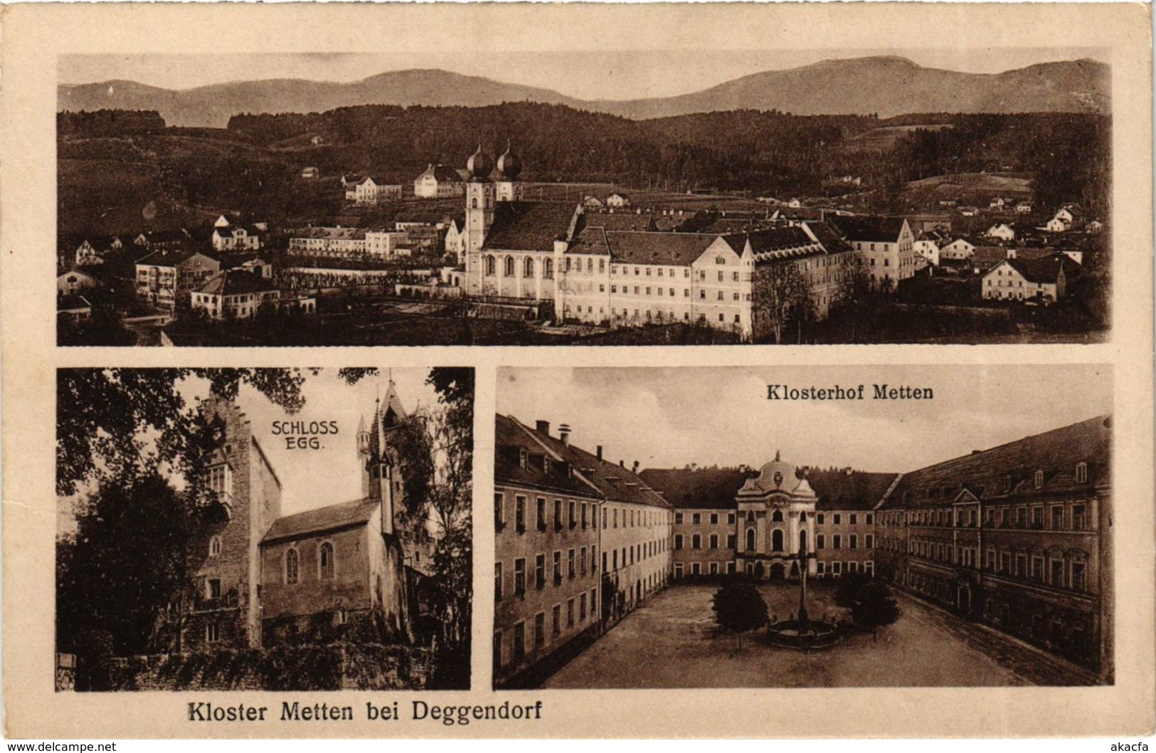 CPA AK Deggendorf Kloster Metten GERMANY (892408) - Deggendorf