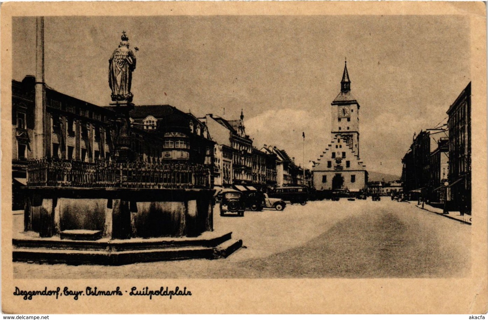 CPA AK Deggendorf Luitpoldplatz GERMANY (892417) - Deggendorf