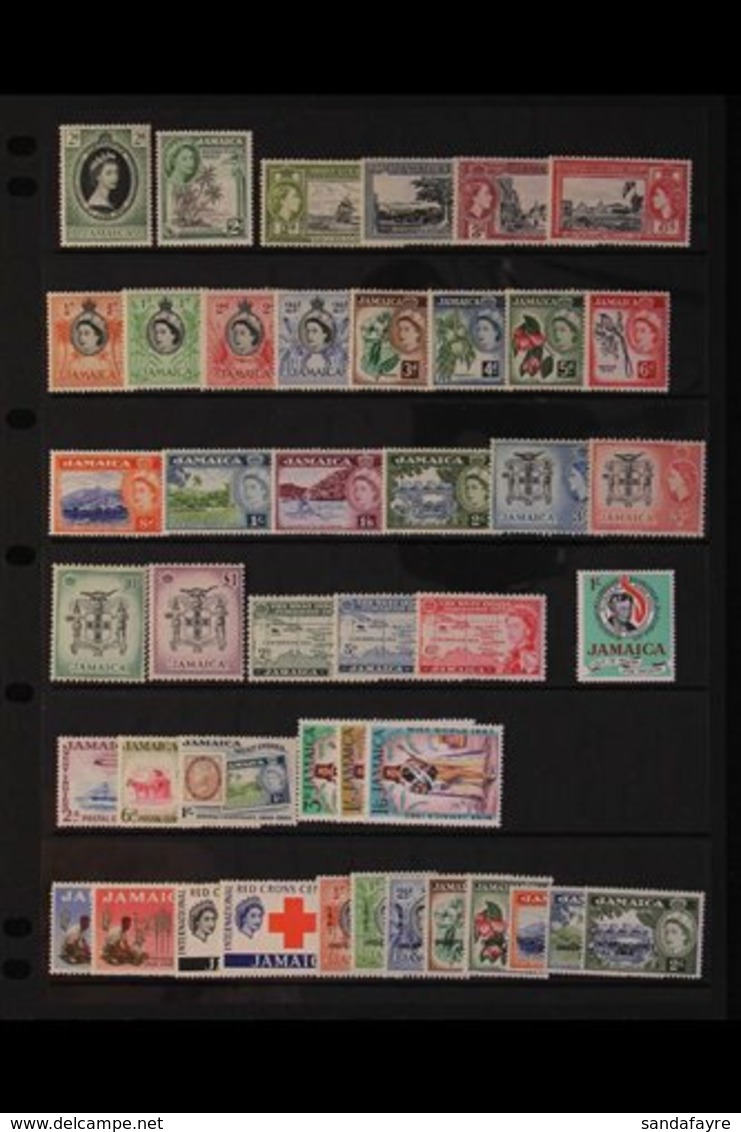 1953-2006 QEII MINT/ NEVER HINGED MINT COLLECTION The Collector Began With Good Intentions Of Keeping This In Order, But - Jamaïque (...-1961)