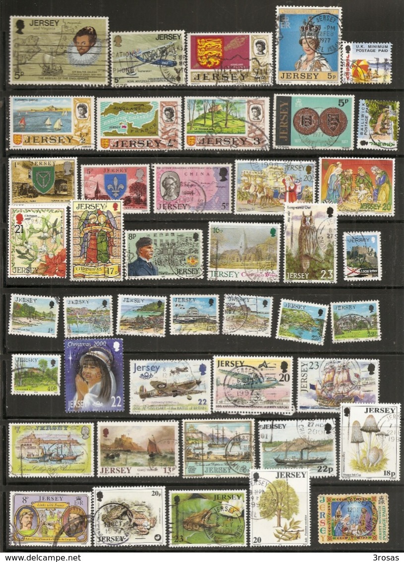 Jersey Collection With Many Topical Stamps - Jersey