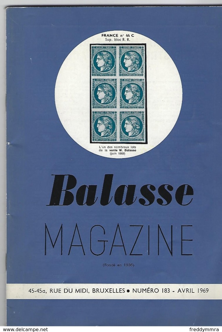 Balasse Magazine N° 183 (1969) - Français (àpd. 1941)