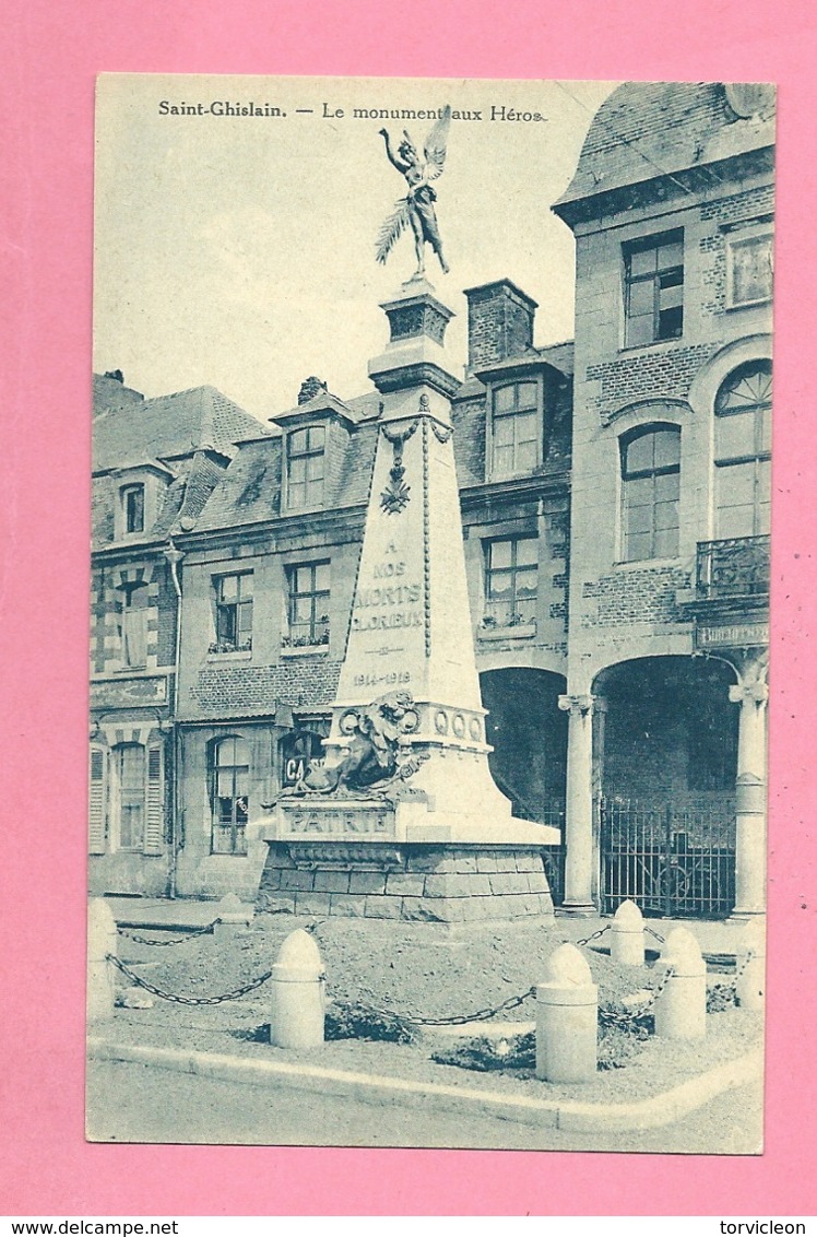 C.P. Saint-Ghislain  = Monument  1914-1918 - Saint-Ghislain