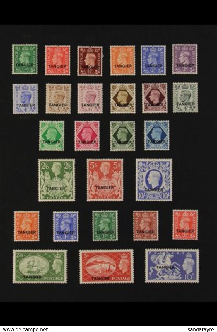 1937-1953 VERY FINE MINT All Different Collection. With TANGIER Including 1937 Definitive Set, 1949 Definitive Set, And  - Autres & Non Classés