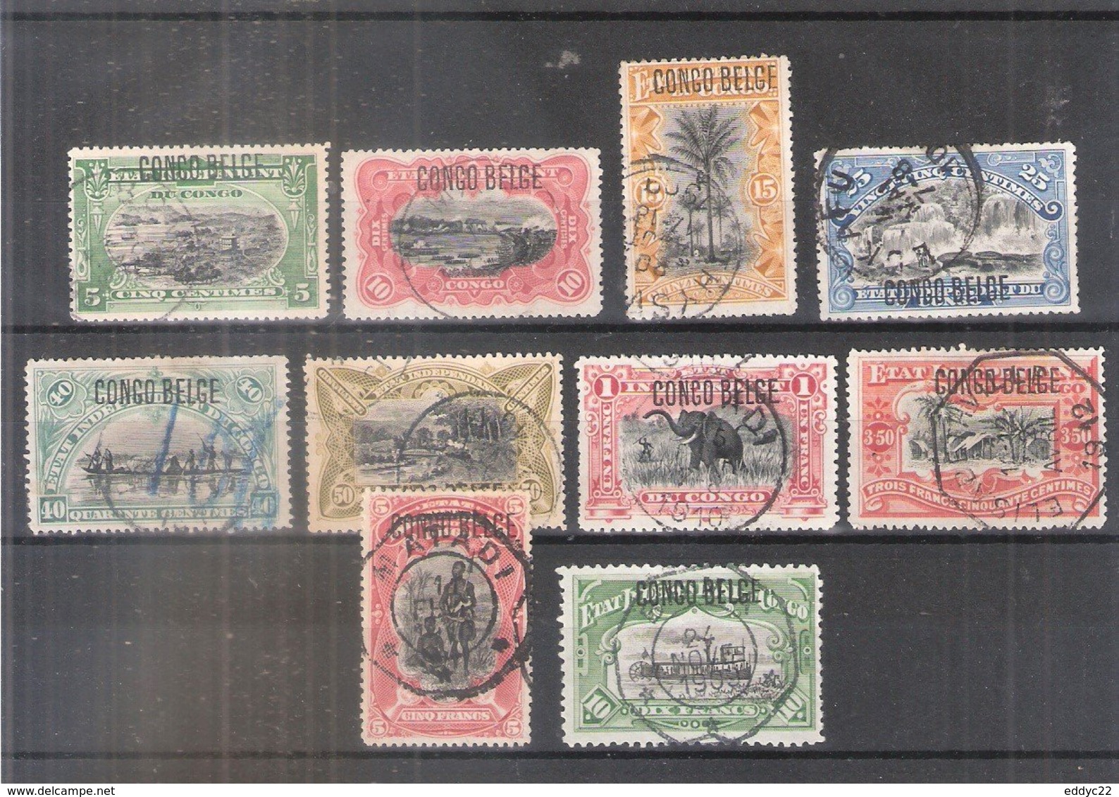 Congo Belge - 40/49 - Série Complète - Obl/gest/used (à Voir - Te Zien) - Gebraucht