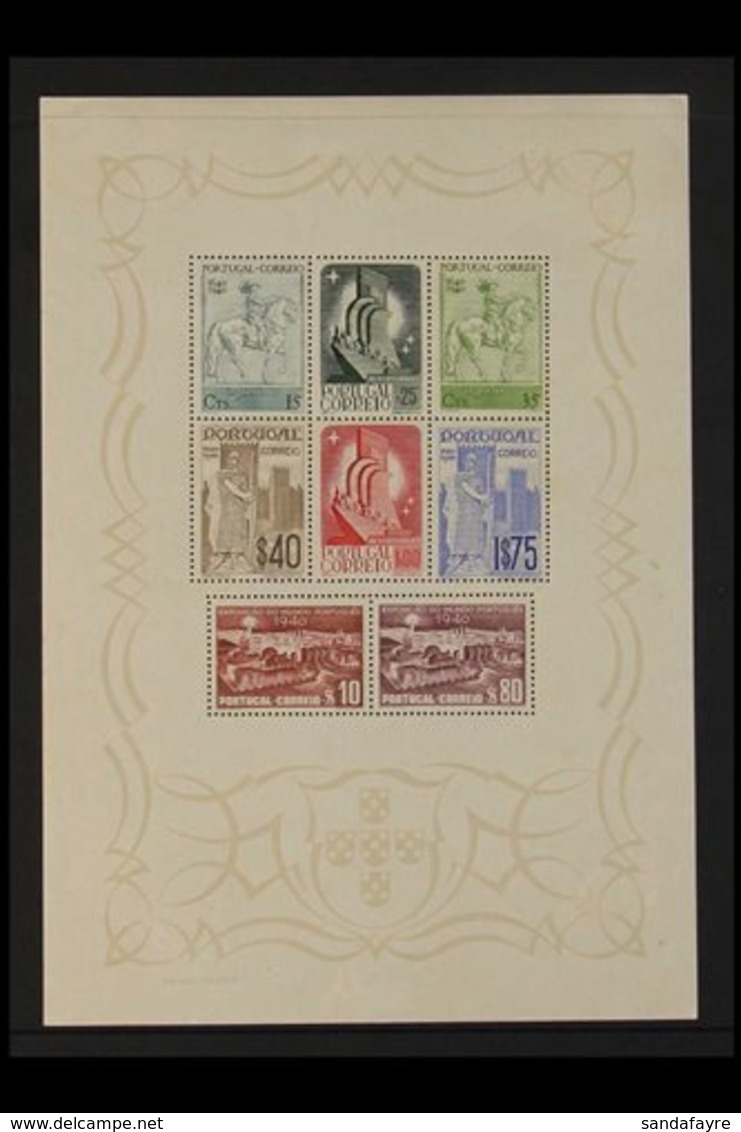 1940-46 MINIATURE SHEET TRIO. A Fine Mint Group That Includes The 1940 Centenaries Mini Sheet, Afinsa Block 2, SG MS 919 - Otros & Sin Clasificación