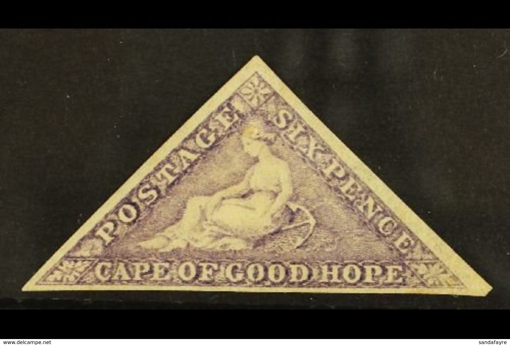 CAPE OF GOOD HOPE 1863-64 6d Bright Mauve, SG 20, Very Fine Mint With Part OG & 3 Large Margins. Fresh & Pretty For More - Unclassified