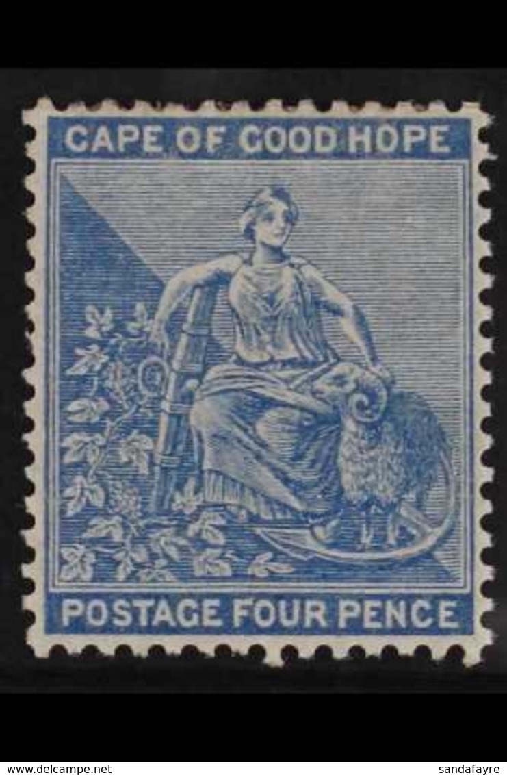 CAPE OF GOOD HOPE 4d Ultramarine, Wmk CC, Hope, SG 30b, Very Fine Mint Large Part Og. For More Images, Please Visit Http - Ohne Zuordnung