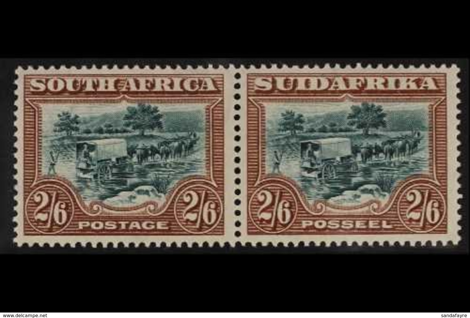 1927-30 2s6d Green & Brown, SG 37, Very Fine Mint (2 Stamps) For More Images, Please Visit Http://www.sandafayre.com/ite - Non Classés