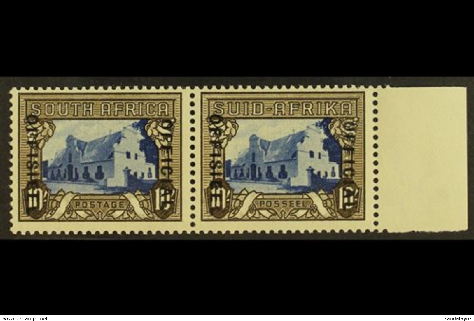 OFFICIAL 1935-49 10s Blue & Sepia, SG O27, Never Hinged Mint (on SG 64c, SG Incorrectly States On "No.64ca"). For More I - Ohne Zuordnung