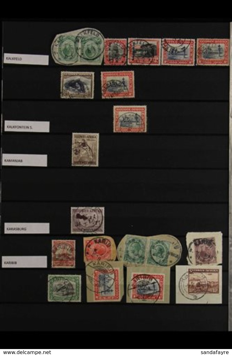 POSTMARKS Good Range With Many Different Offices, Not Too Duplicated On Common Offices, We See German Cancels On German  - Südwestafrika (1923-1990)