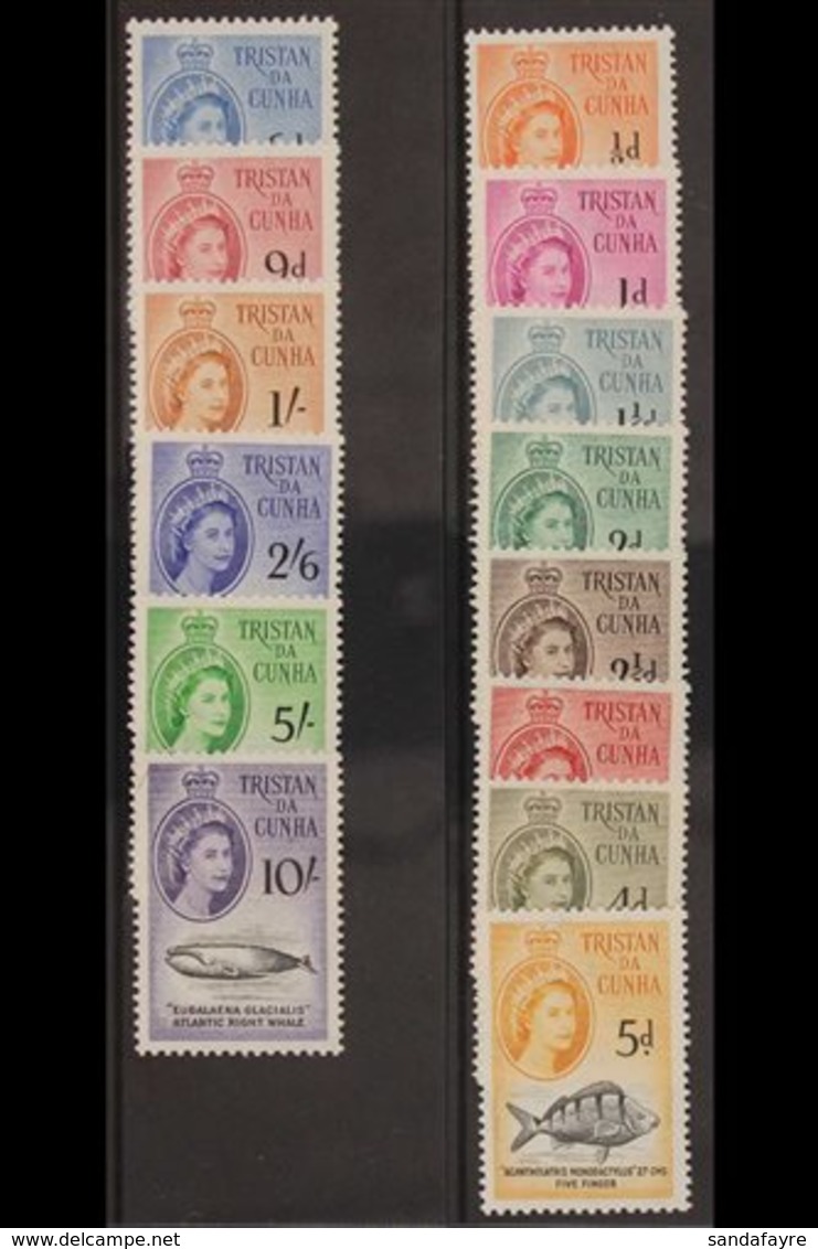 1960 Complete Definitive Set, SG 28/41, Fine Never Hinged Mint. (14 stamps) For More Images, Please Visit Http://www.san - Tristan Da Cunha