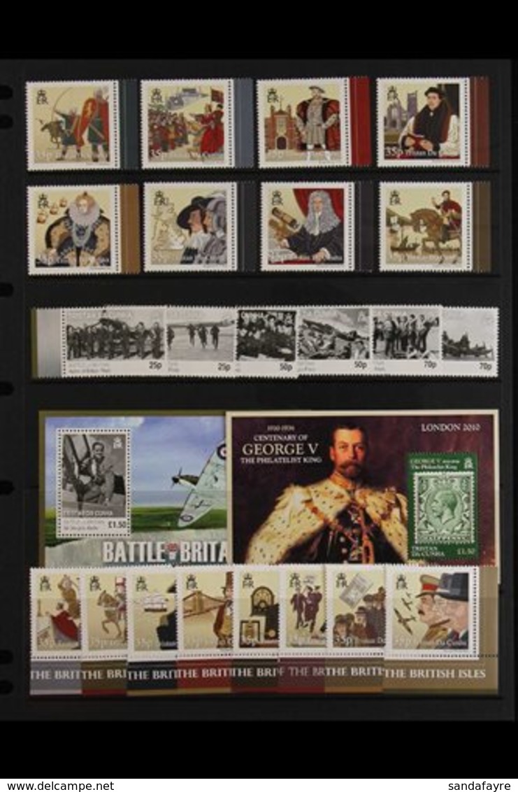 2010-17 NEVER HINGED MINT COLLECTION ALL DIFFERENT & COMPLETE Except For 2012 Sinking Of The Titanic Miniature Sheet, In - Tristan Da Cunha