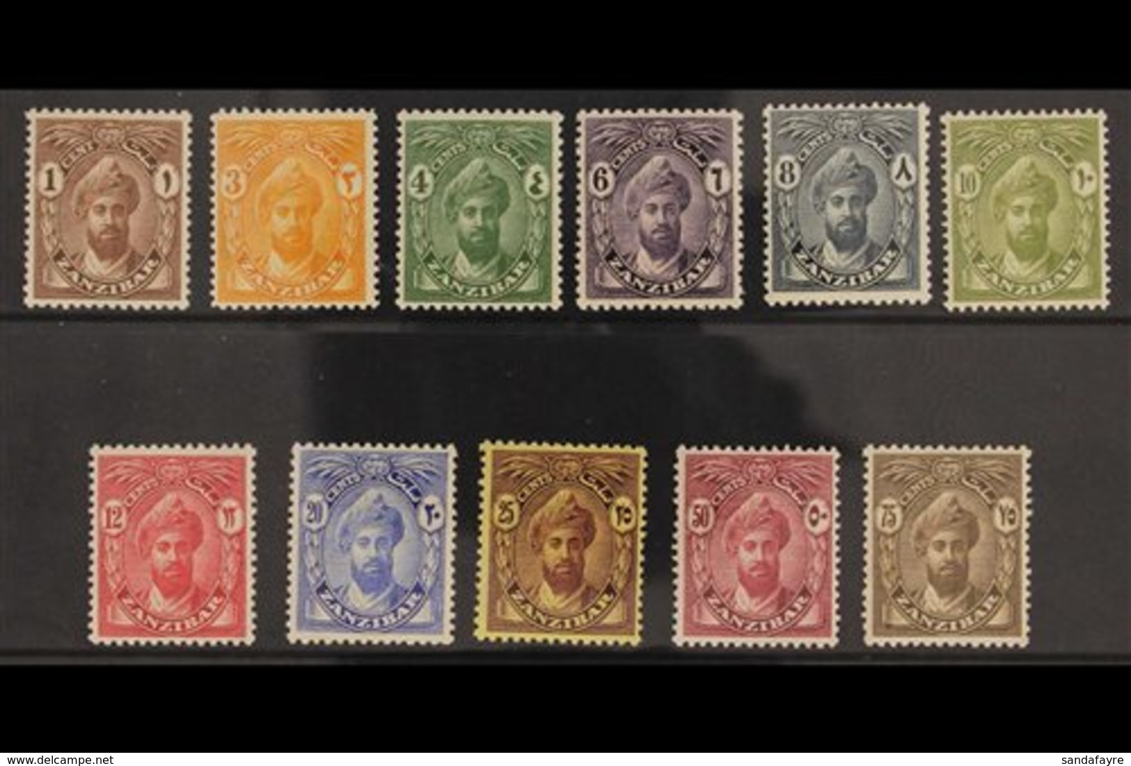 1926-27 Complete Set, SG 299/309, Fine Never Hinged Mint. (11 Stamps) For More Images, Please Visit Http://www.sandafayr - Zanzibar (...-1963)