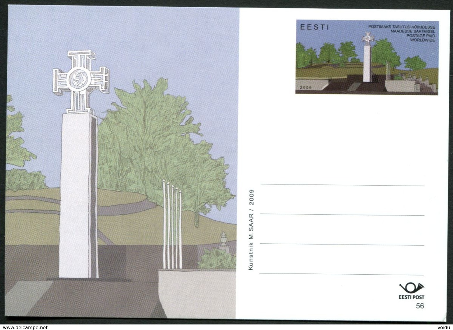 Estonia - Postal Stationery Card  2009 - Estonie