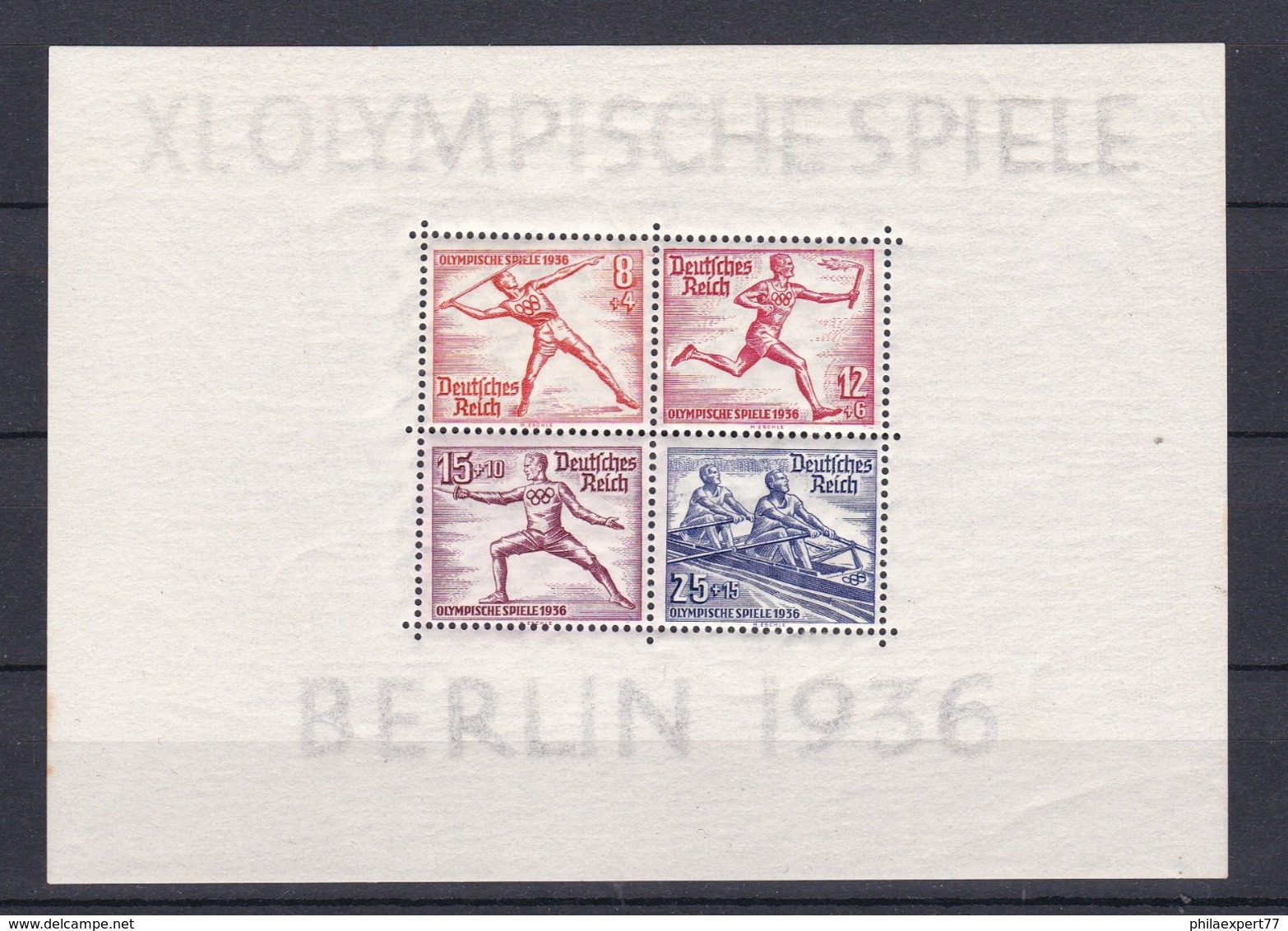 Deutsches Reich - 1936 - Michel Nr. Block 6 - Ungebr. - 50 Euro - Unused Stamps