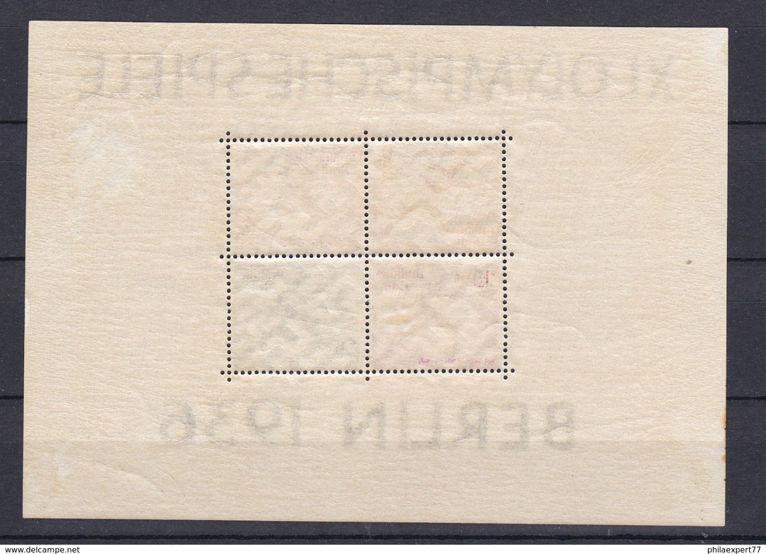 Deutsches Reich - 1936 - Michel Nr. Block 6 - Ungebr. - 50 Euro - Unused Stamps