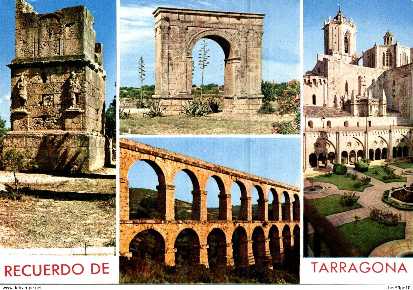 ESPAGNE  RECUERDO DE TARRAGONA  MULTI-VUES - Tarragona