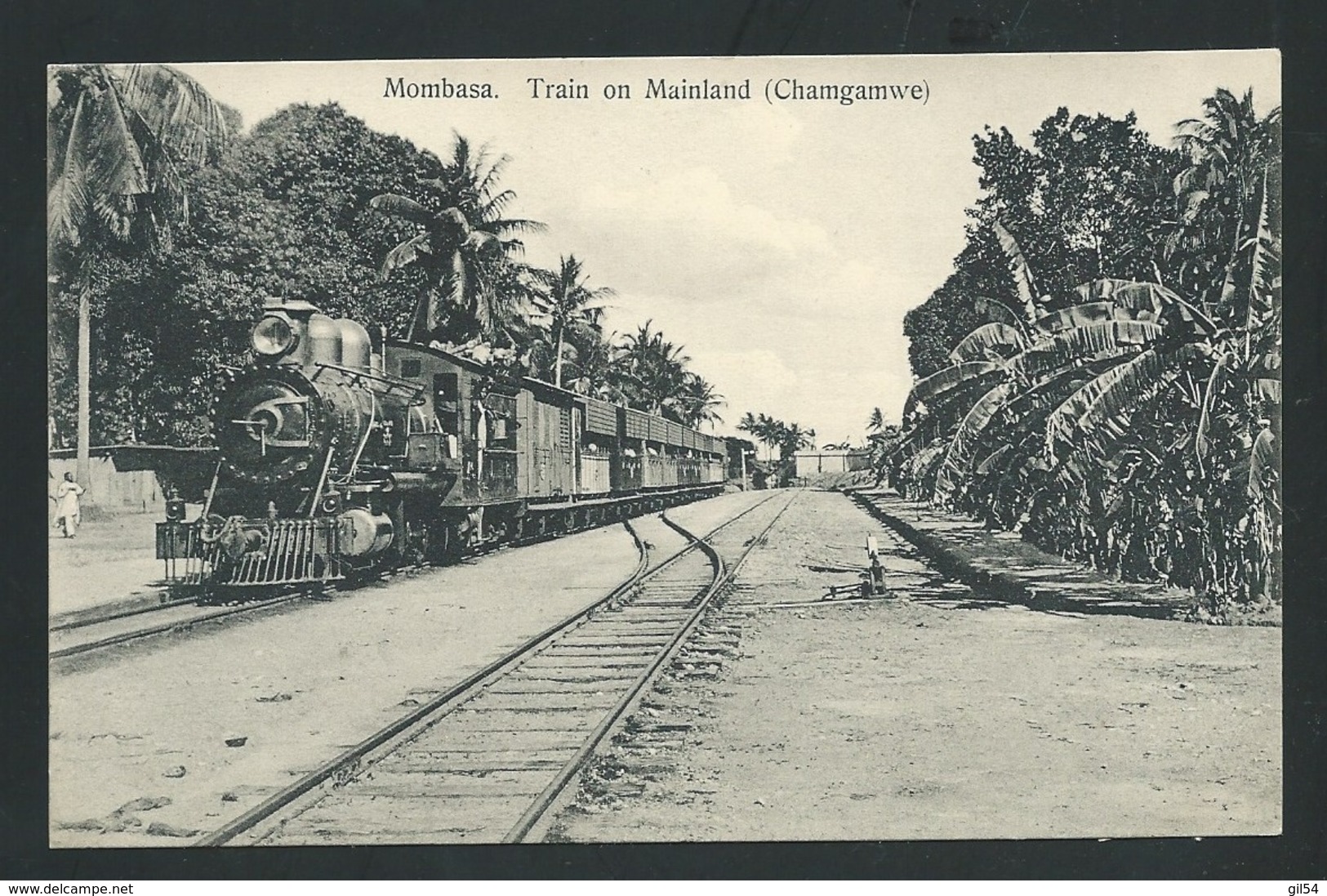 Kenya MOMBASA Railway Train On Mainland Chamgamwe, Coutinho & Sons, Photographers Mombasa - Obe3408 - Kenia