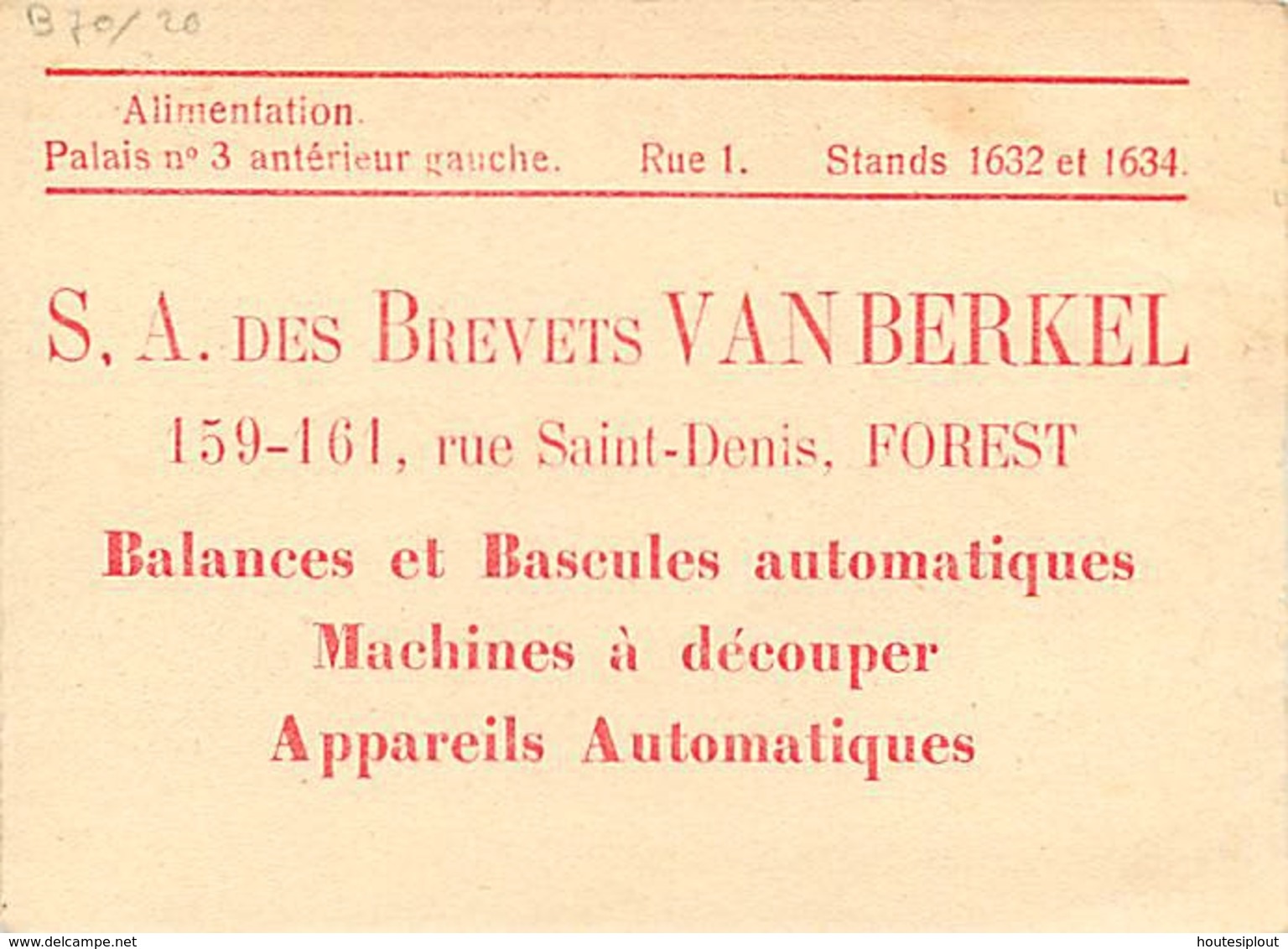 Belgique. TP 190 (x 4)  Carte D'acheteur Obl. Foire Internationale  Internationale Jaarbeurs Bruxelles-Brussel  1937 - 1922-1927 Houyoux