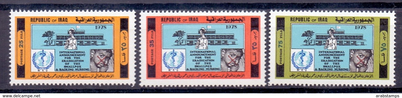 1978 IRAQ Complete Set 3 Values MNH S.G.No.1329-1331 - Iraq