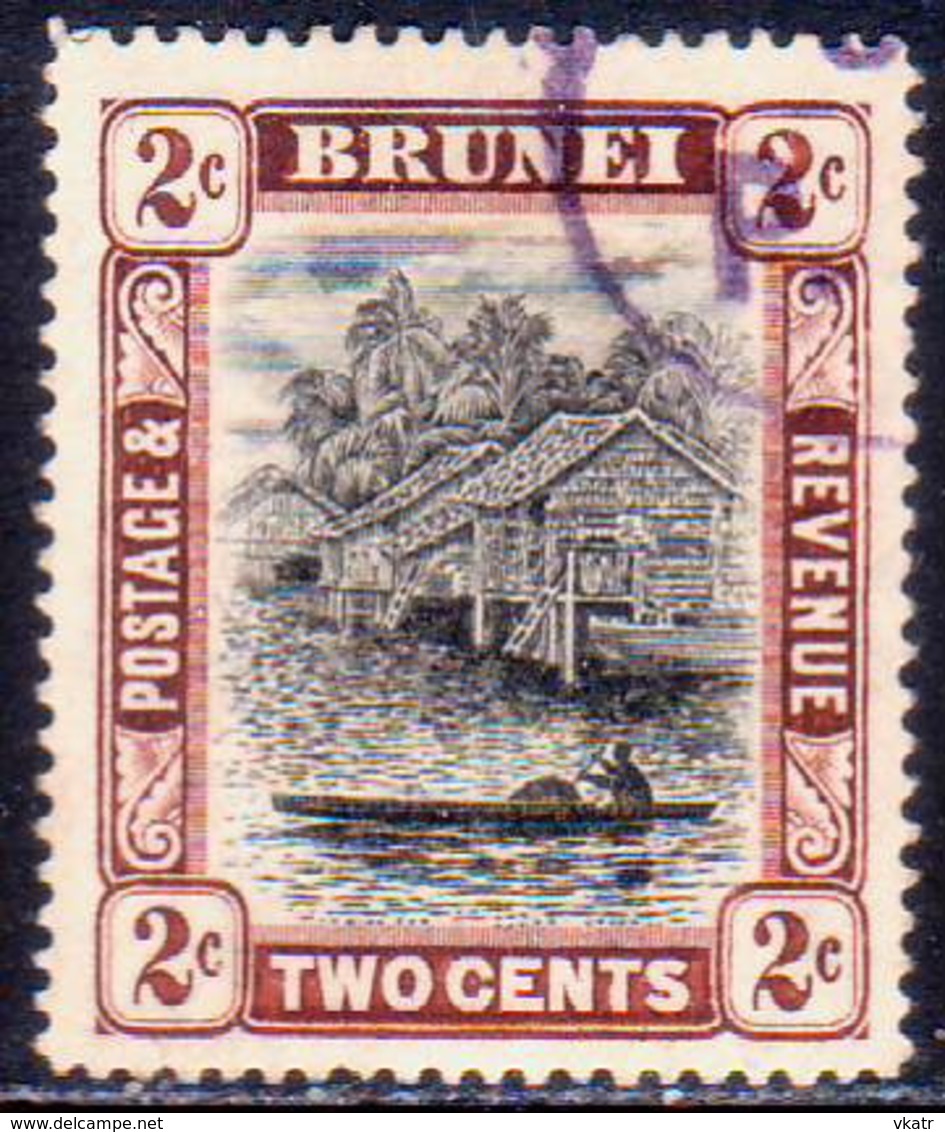 BRUNEI 1911 SG 36 2с Used Wmk Mult.Crown CA - Brunei (...-1984)