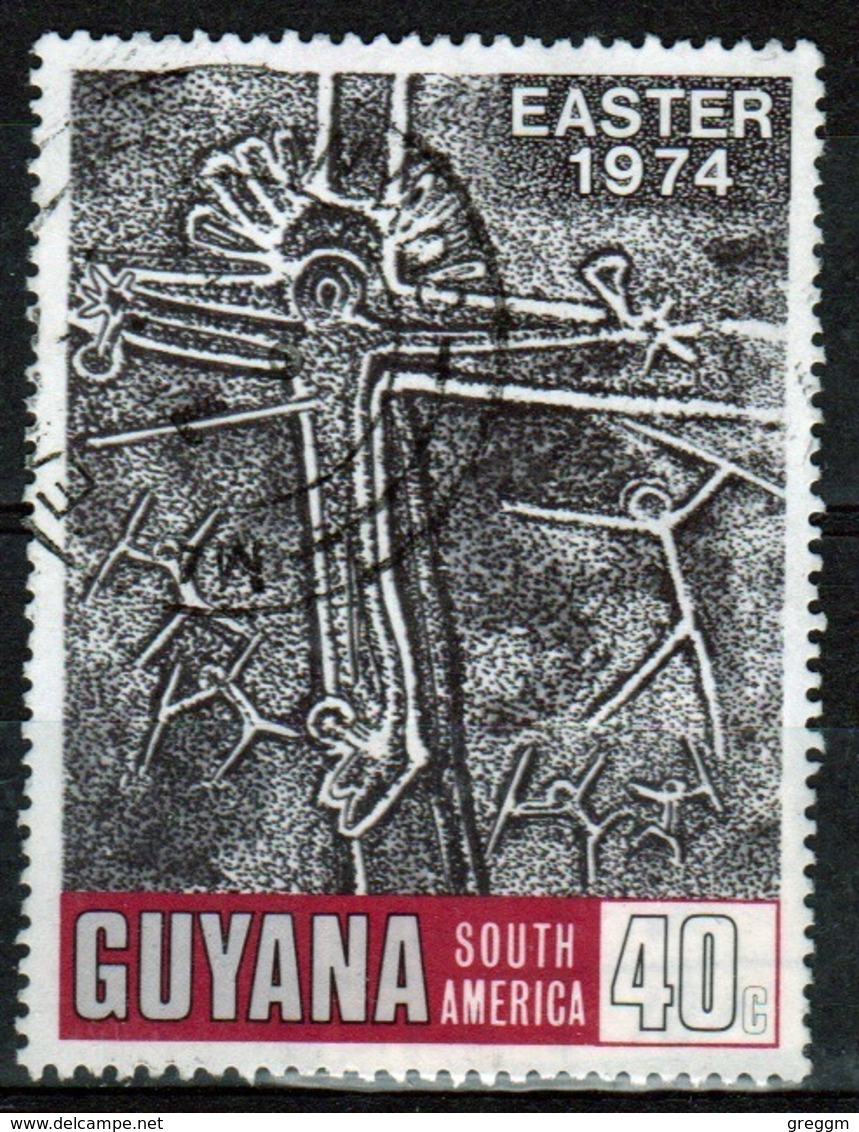 Guyana 1974 Single 40c Stamp From The Easter Set. - Guyana (1966-...)