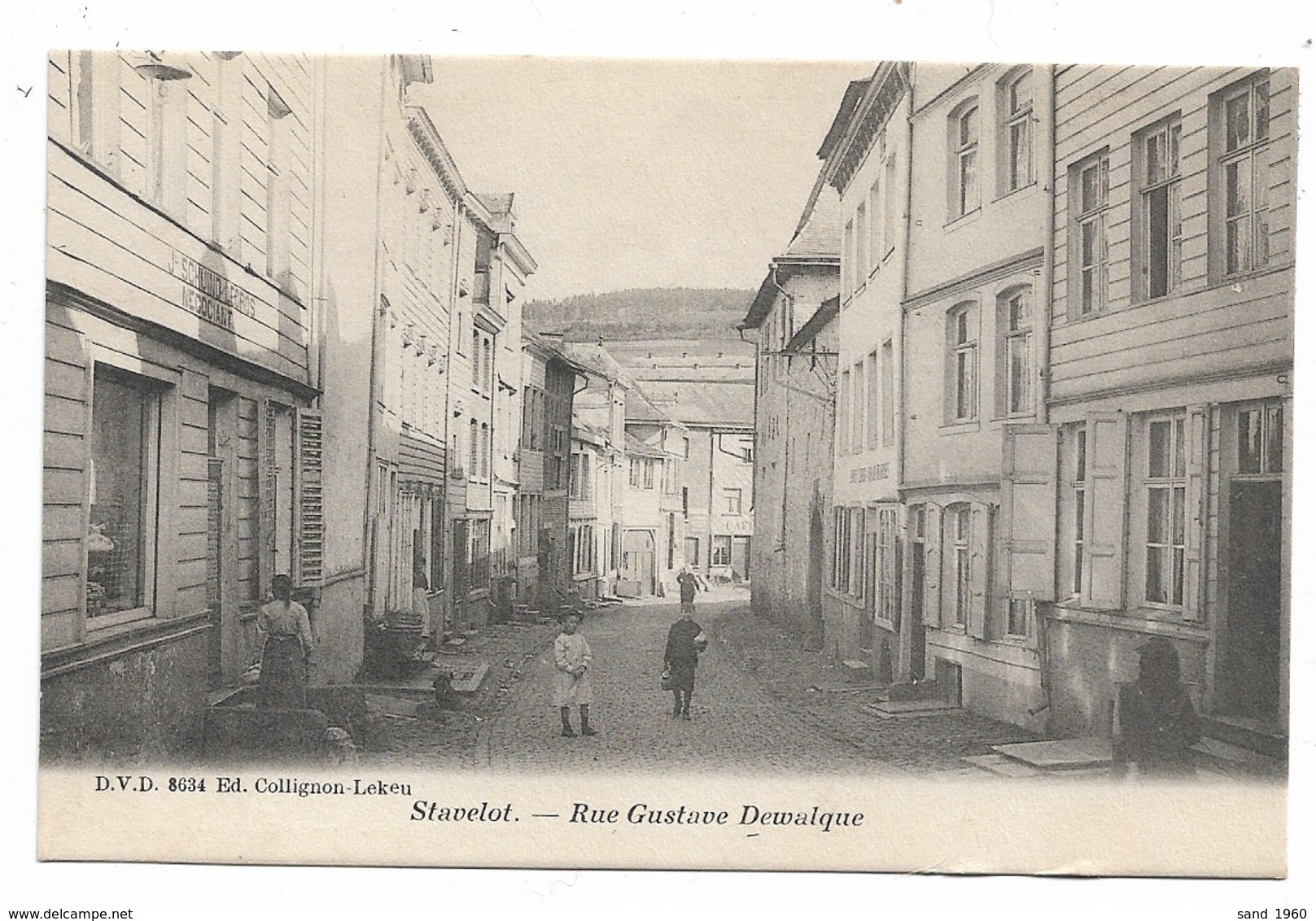 Stavelot - Rue Gustave Dewalque - DVD - 8634 - Ed: Collignon-Lekeu - 2 Scans. - Stavelot