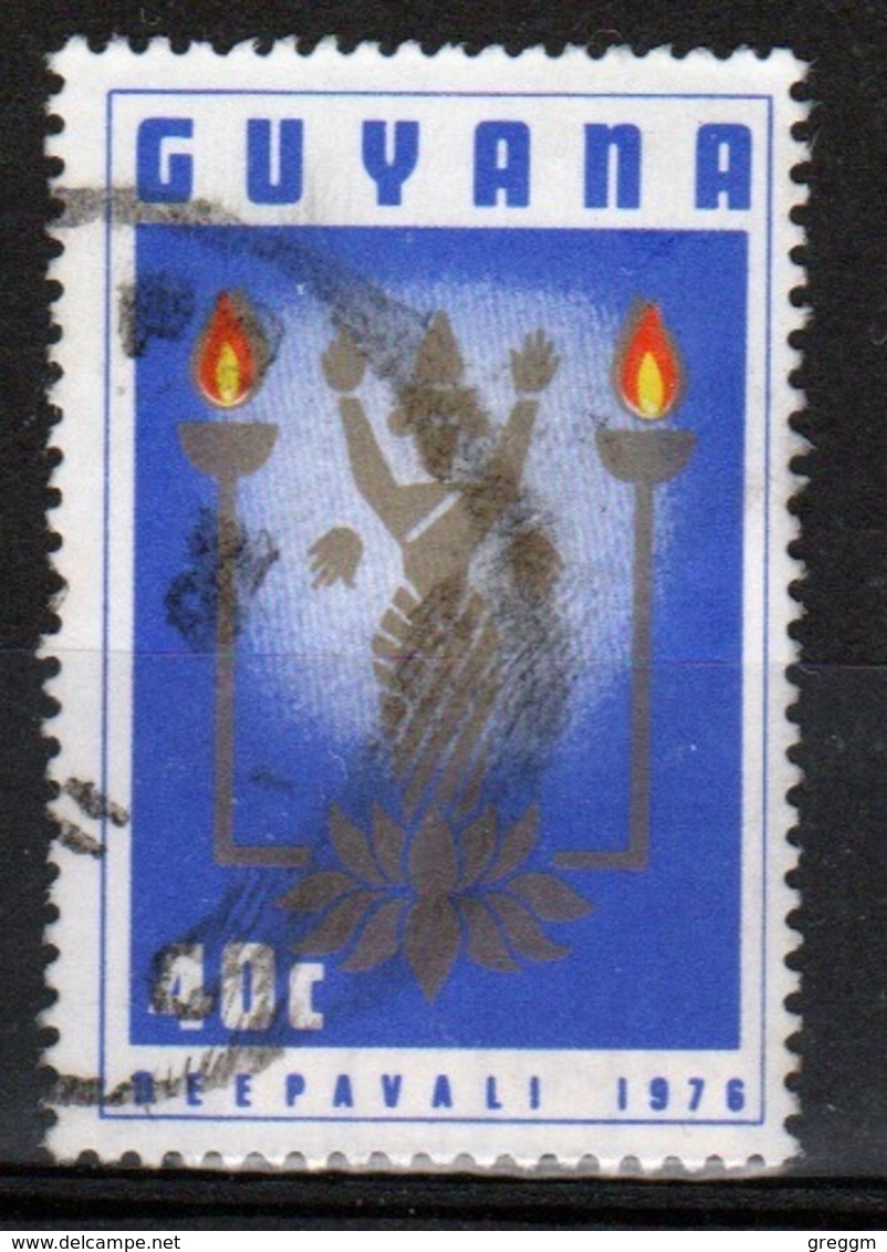 Guyana 1976 Single 40c Stamp From The Deepavali Festival Set. - Guyana (1966-...)