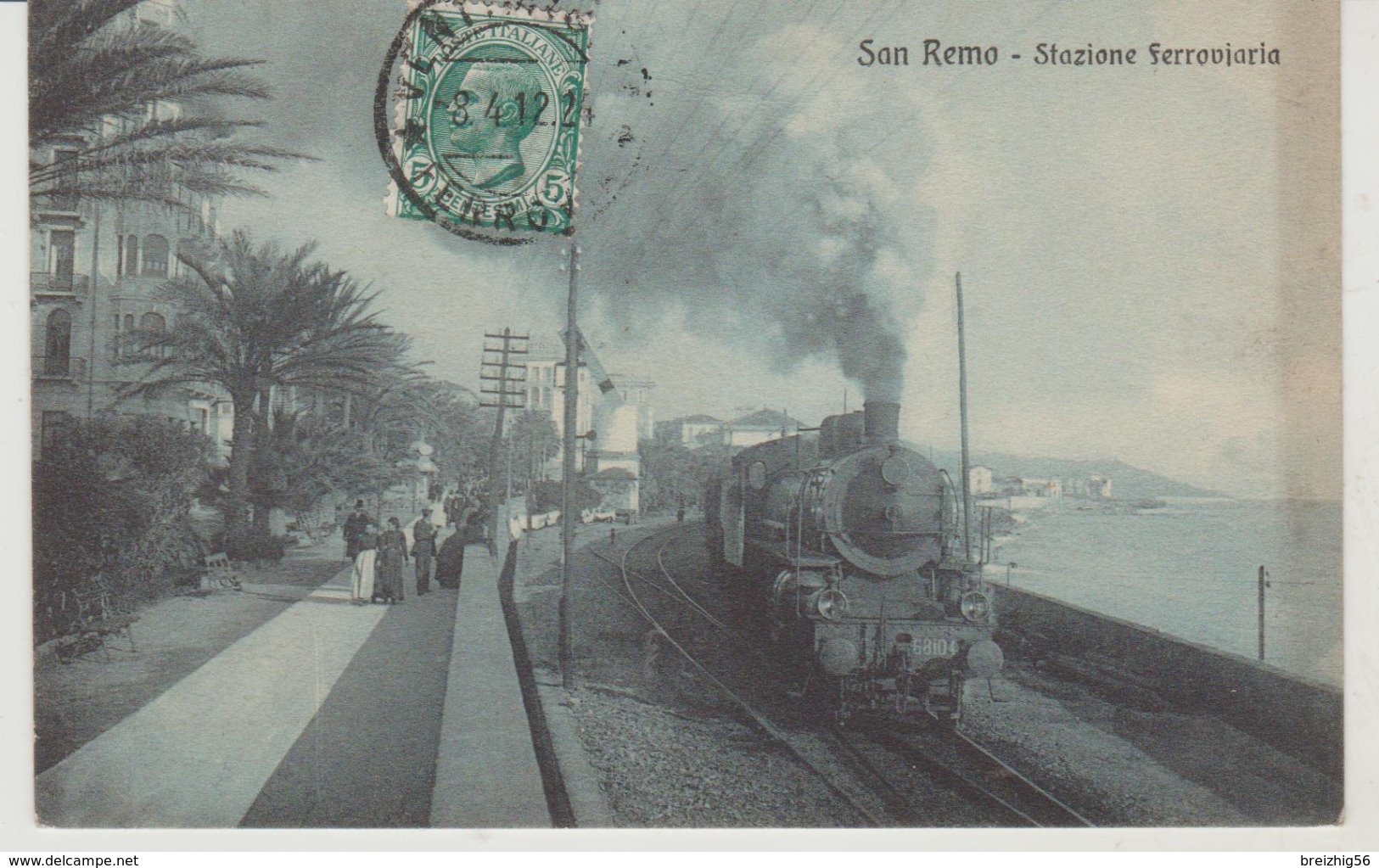 Italie SAN REMO Stazione Ferroviaria (Locomotive) - San Remo