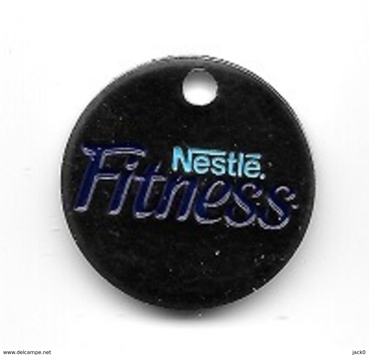 Jeton De Caddie  Marque  Alimentaire  NESTLE  FITNESS - Jetons De Caddies