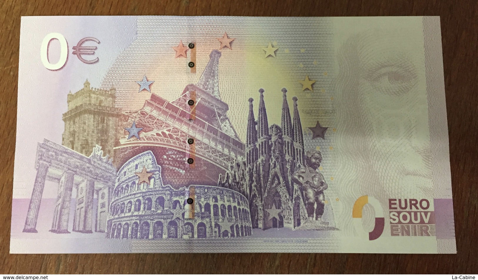 PARIS BATEAUX PARISIENS NOTRE DAME TOUR EIFFEL ARC DE TRIOMPHE BILLETS 0 EURO SOUVENIR 2019 0 EURO SCHEIN MONEY BANKNOTE - Autres & Non Classés