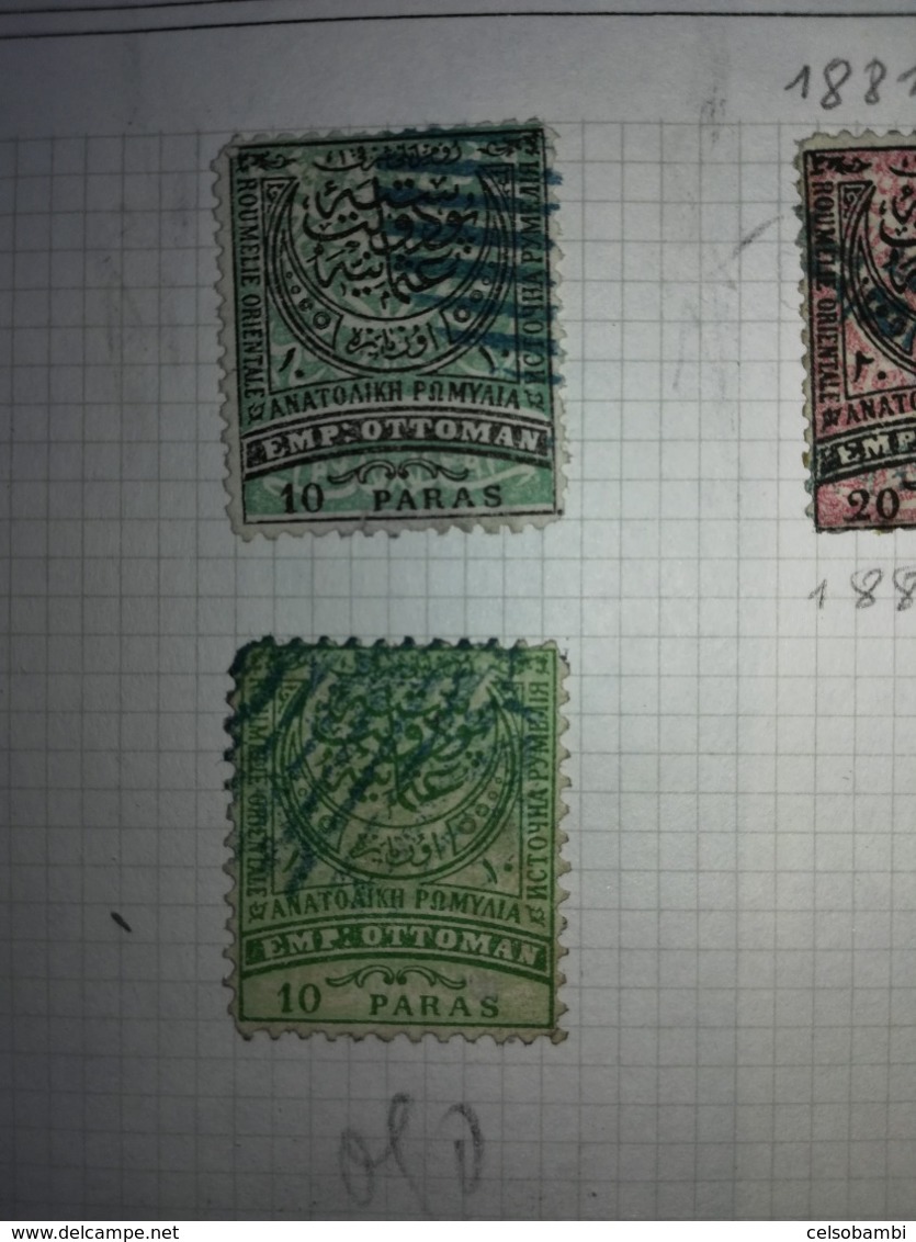 TURKEY 1881-1951 89 STAMPS FROM OLD ALBUM PAGES- UNCHECKED