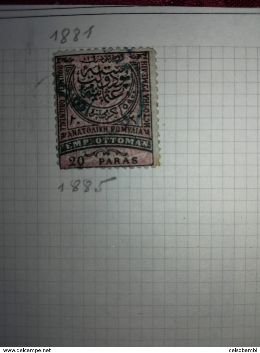 TURKEY 1881-1951 89 STAMPS FROM OLD ALBUM PAGES- UNCHECKED