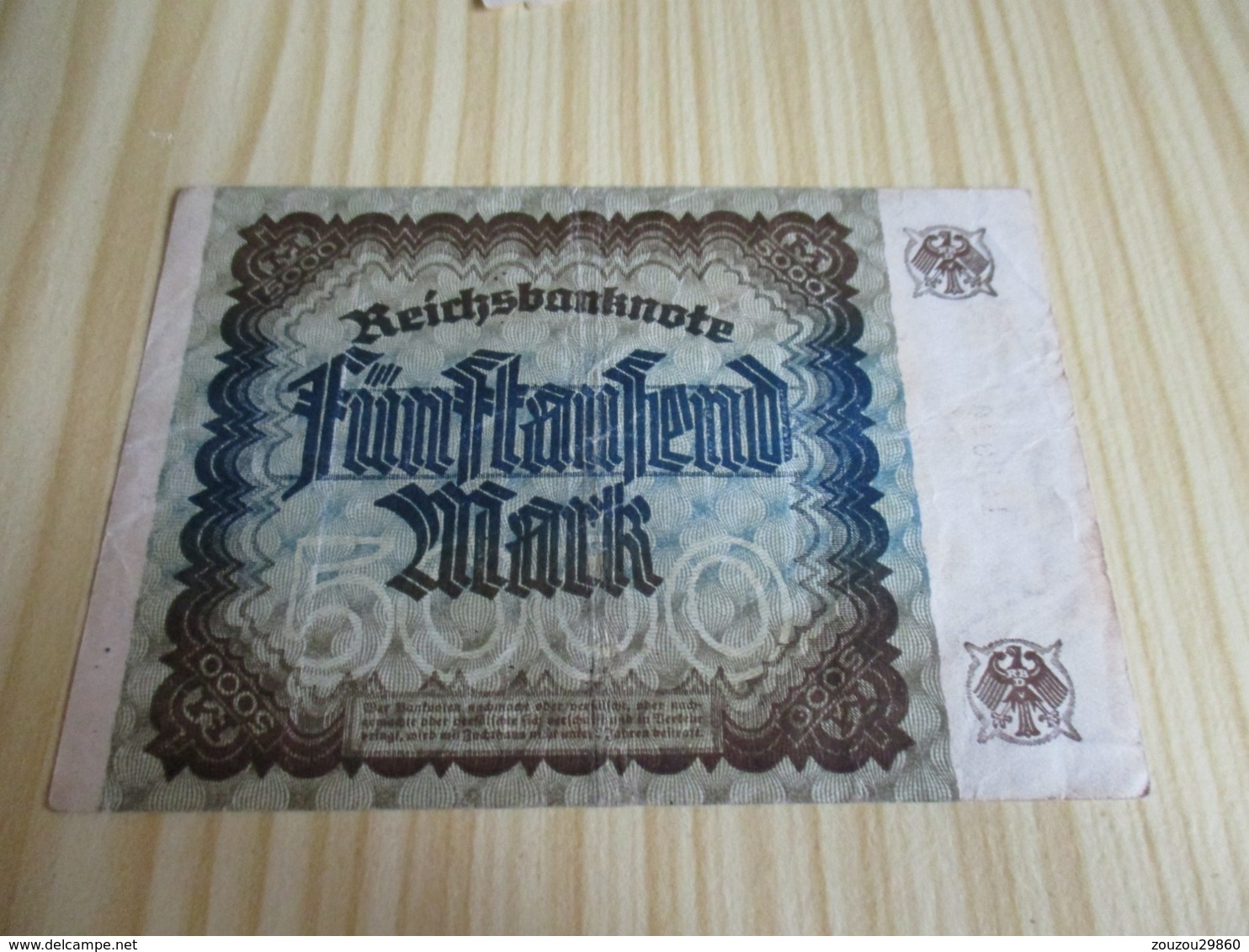 Allemagne.Billet 5000 Mark 02/12/1922. - 5000 Mark