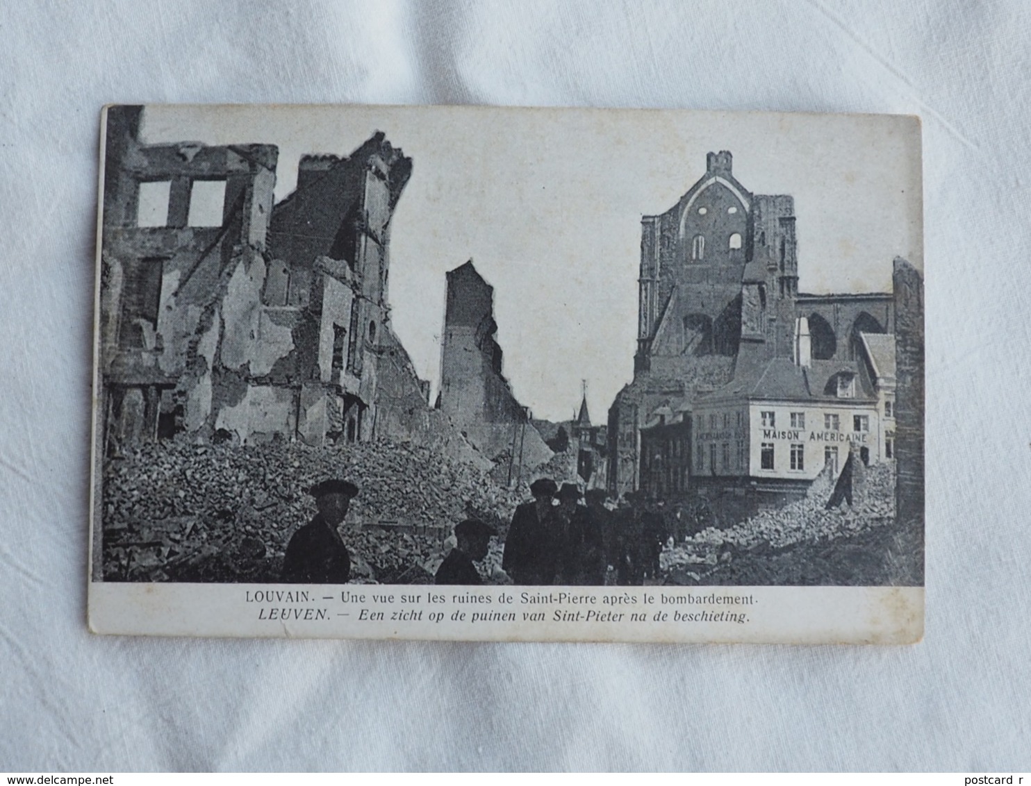 Belgium  Louvain Saint Pierre Apres Le Bombardement   A 204 - Altri & Non Classificati