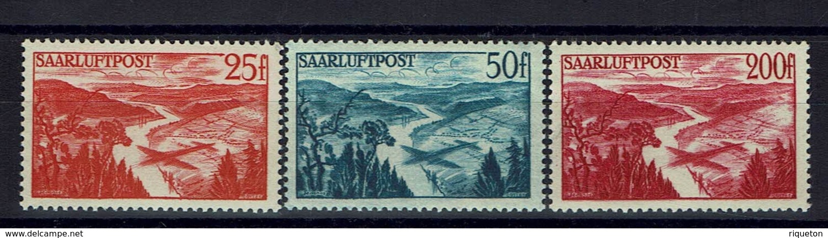 Sarre - 1948 - Poste Aérienne N° 9-11 - Neufs Sans Charnières - XX - MNH - TB - - Airmail