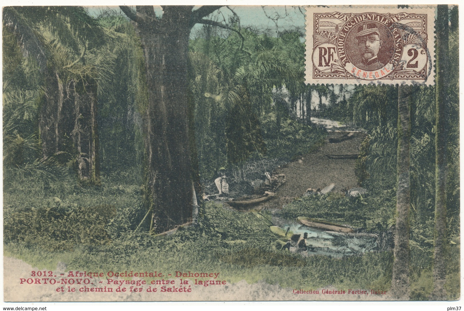 PORTO NOVO - Paysage Sur La Lagune, Chemin De Fer De Sakété - Fortier - Dahomey