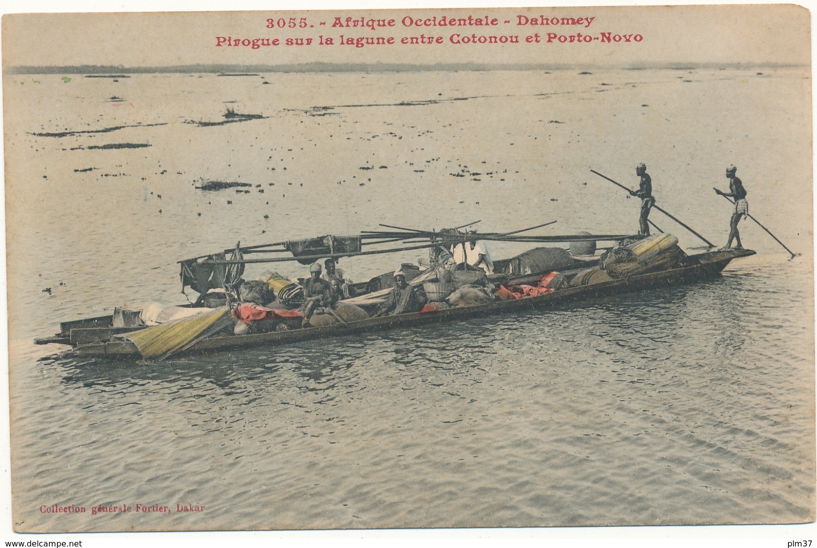 DAHOMEY - Pirogue Sur La Lagune - Fortier - Dahomey