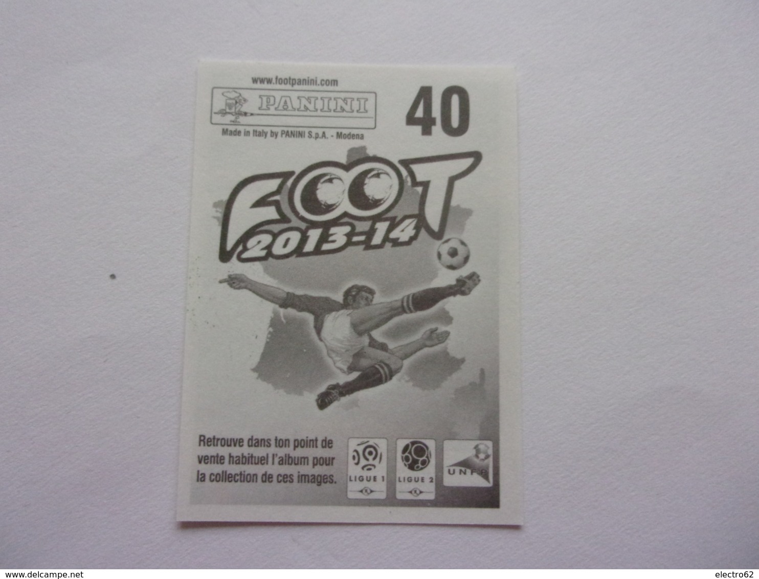 PANINI Foot 2013-14 N°40 Sporting Club De Bastia Romaric - Edition Française