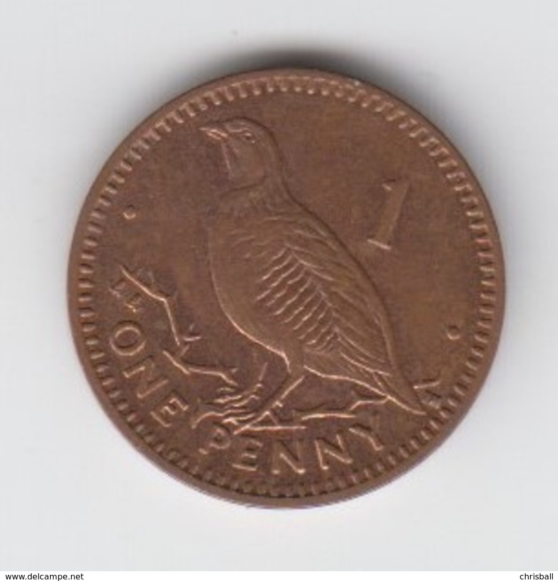 Gibraltar 1p Coin Partridge 2004 Circulated - Gibraltar