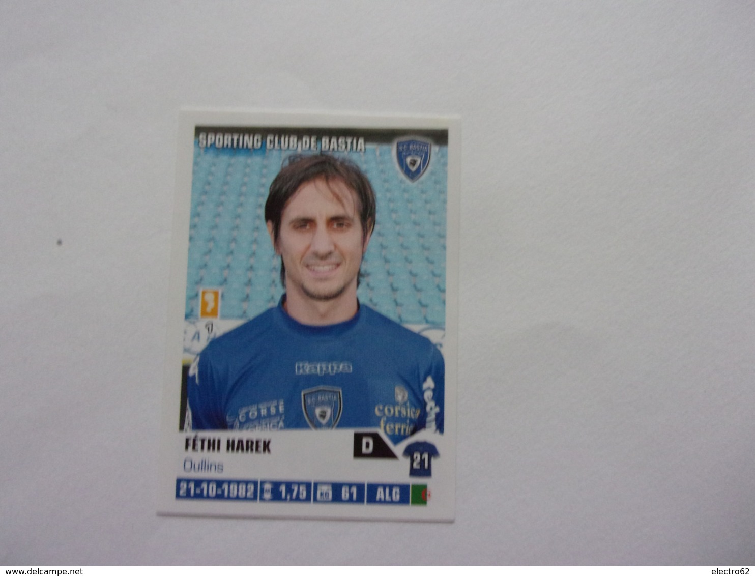 PANINI Foot 2013-14 N°29 Sporting Club De Bastia Fétri Harek - Edition Française