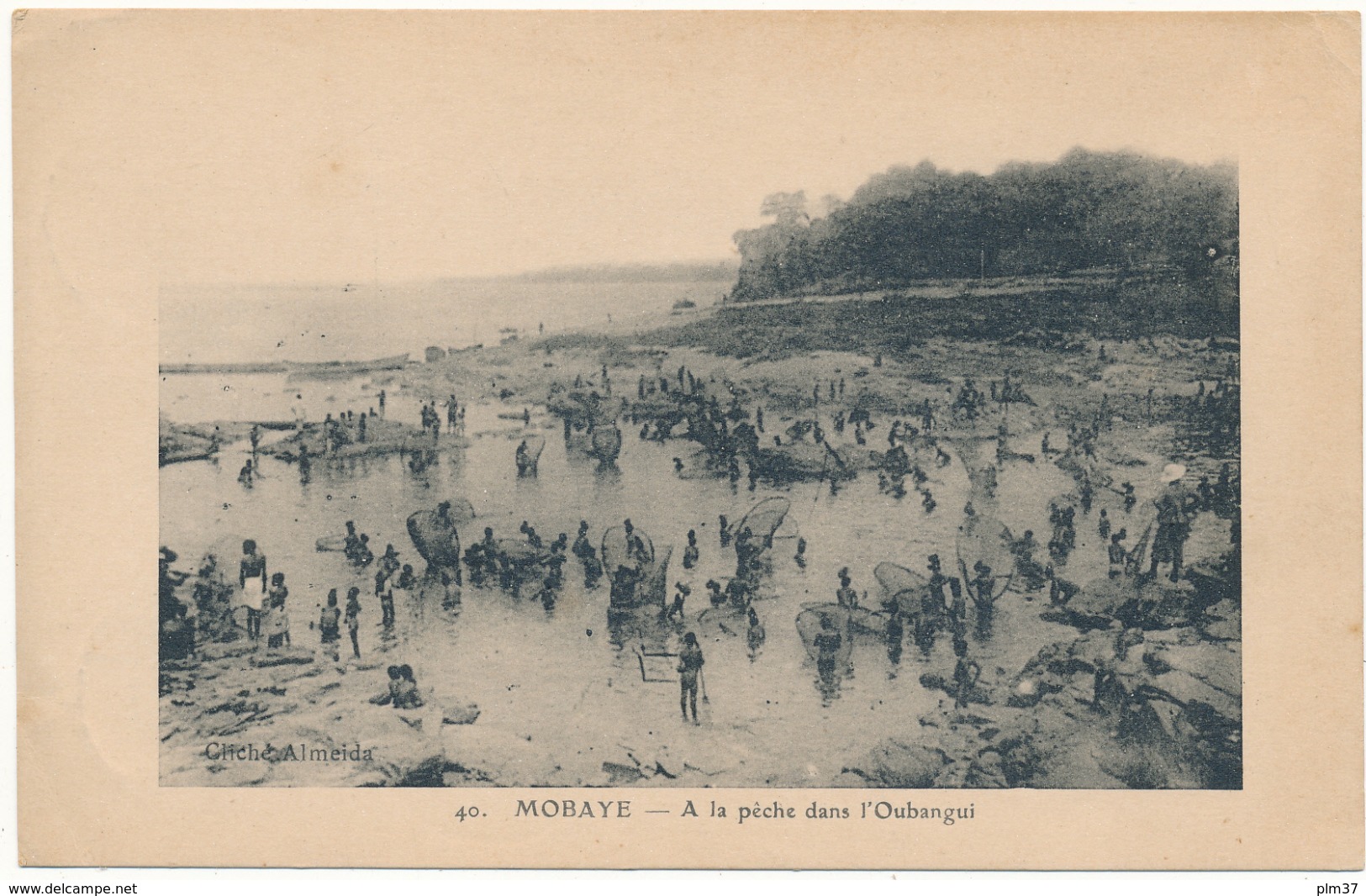 MOBAYE - A La Pêche Dans L'Oubangui - Centrafricaine (République)