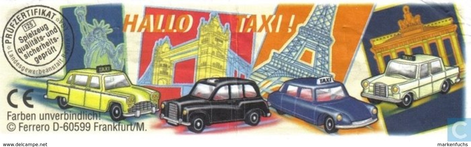 Hallo Taxi / Berlin + BPZ - Ü-Ei